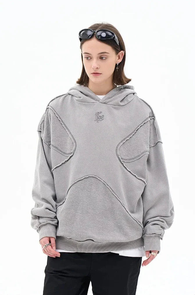 Retro Distressed Deconstructed Forgiveness Hoodie