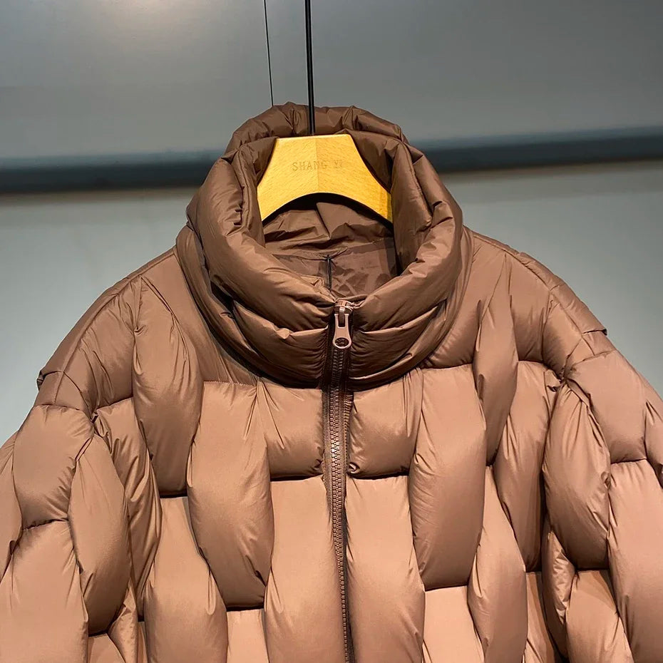 HJK Premium Interlaced Quilted Puffer Coat