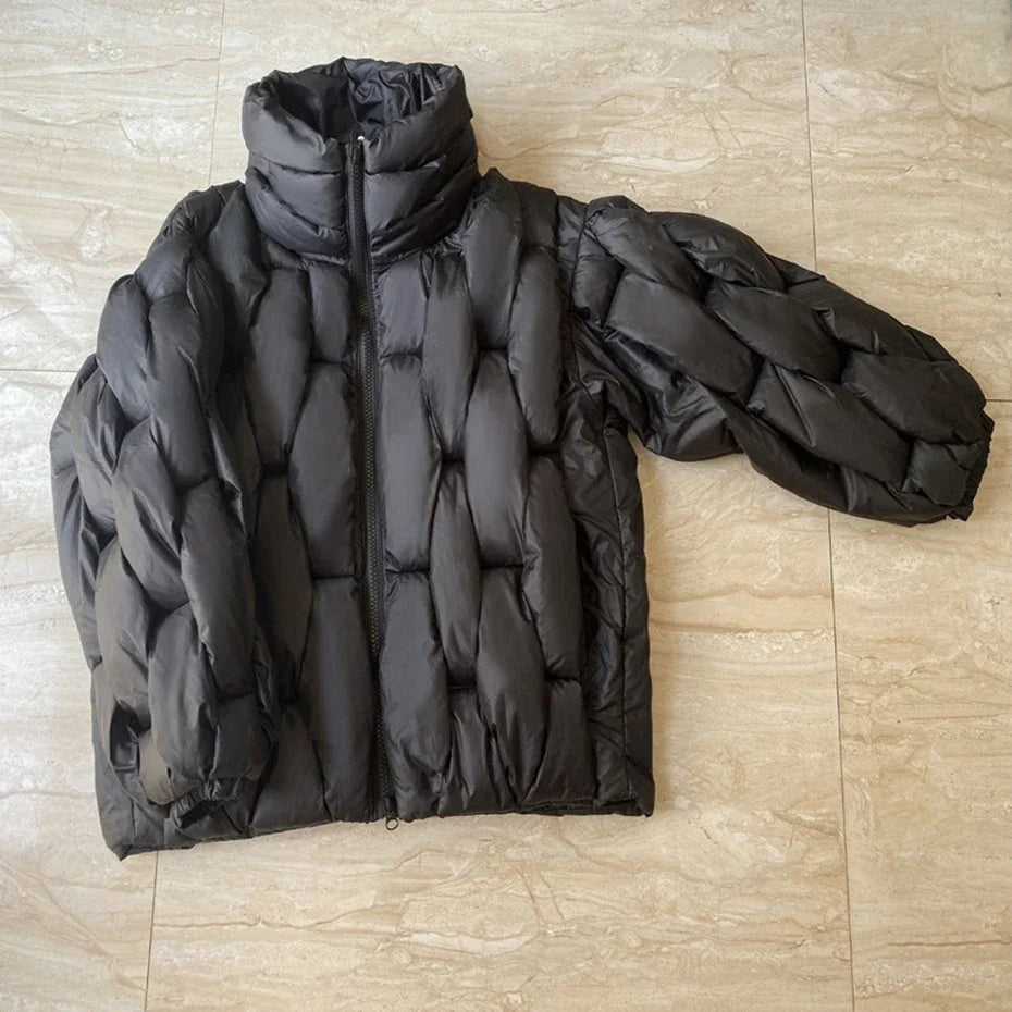 HJK Premium Interlaced Quilted Puffer Coat