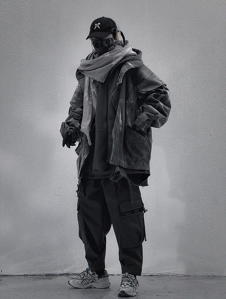 BXB Dark 'Ghost' Tactical Jacket Set - Two Piece