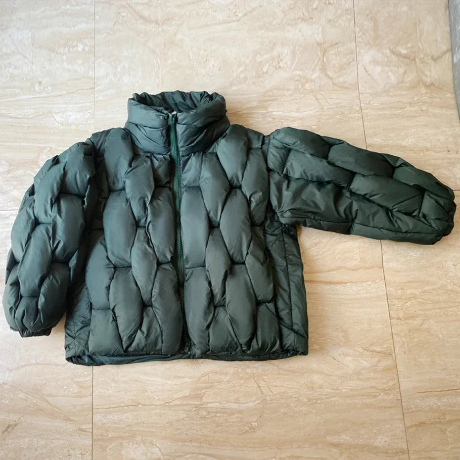 HJK Premium Interlaced Quilted Puffer Coat