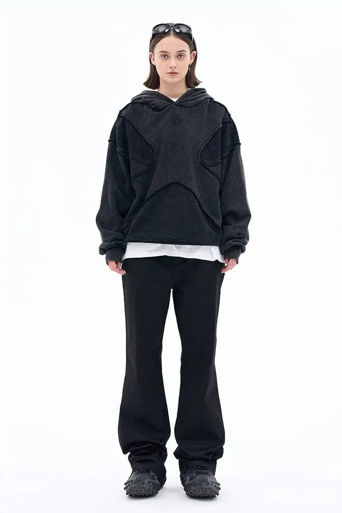 Retro Distressed Deconstructed Forgiveness Hoodie