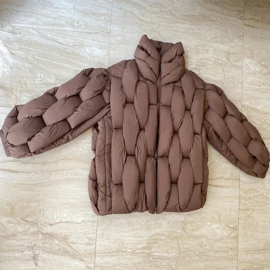 HJK Premium Interlaced Quilted Puffer Coat