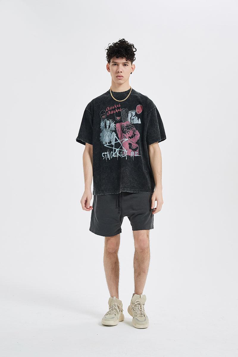 Retro Washed 'Tomie' Oversized T-Shirt