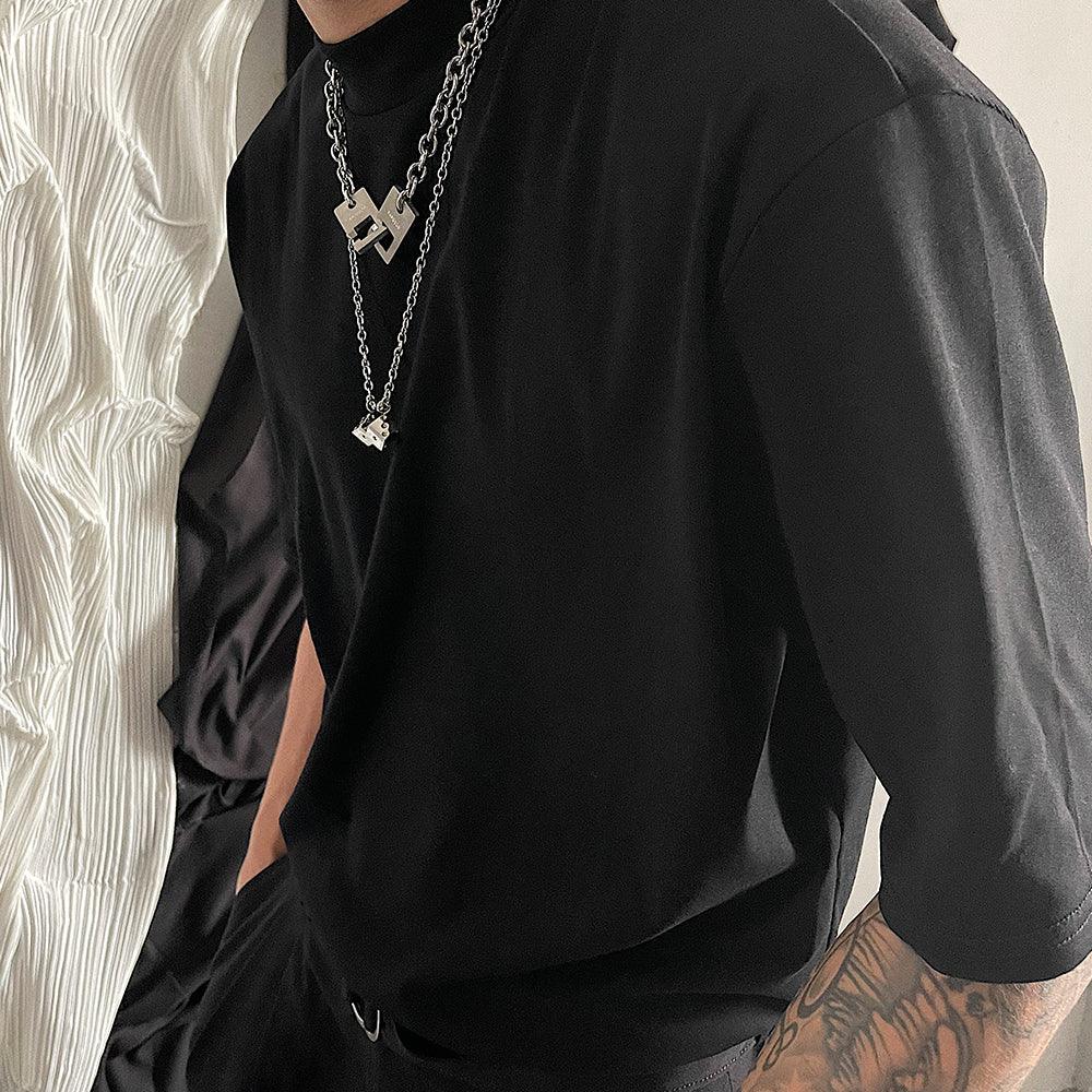 SAZ Double Dice Pendant Necklace