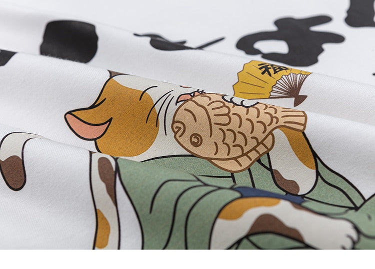 Cat-Shaped Taiyaki T-Shirt
