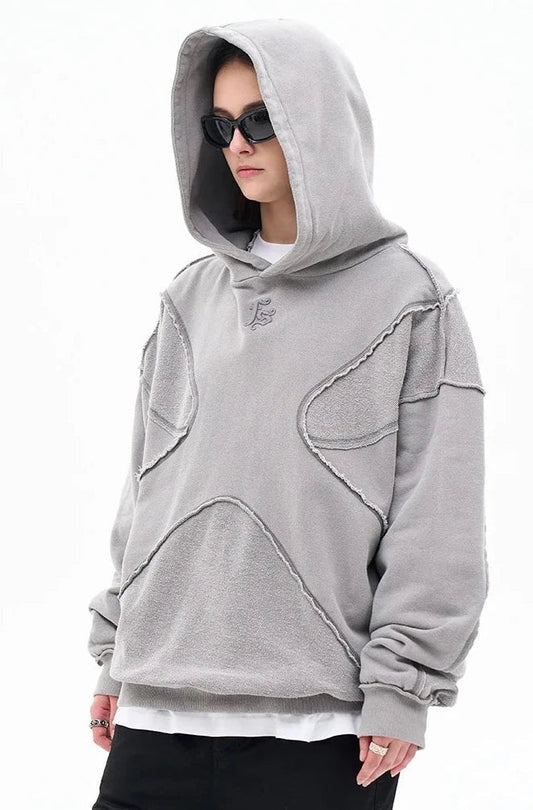 Retro Distressed Deconstructed Forgiveness Hoodie