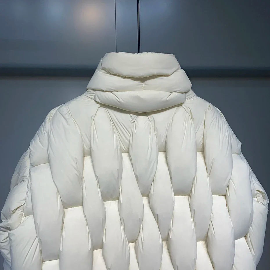 HJK Premium Interlaced Quilted Puffer Coat