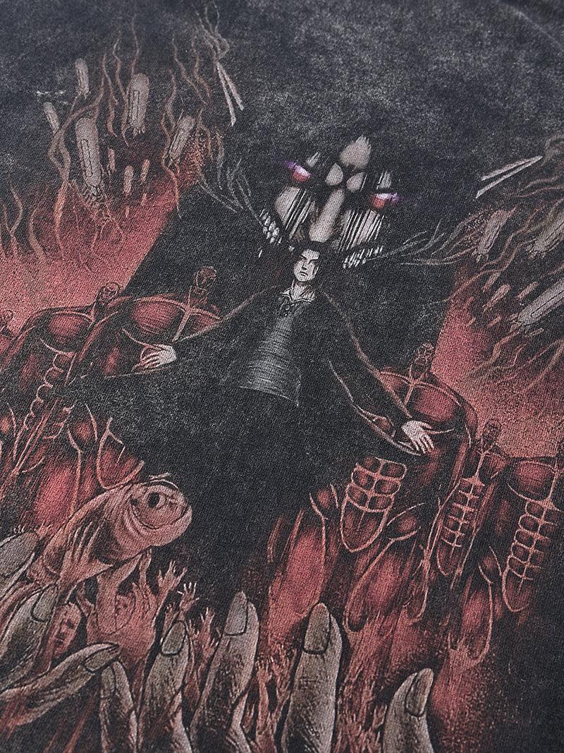 Retro Washed Titan Oversized T-Shirt