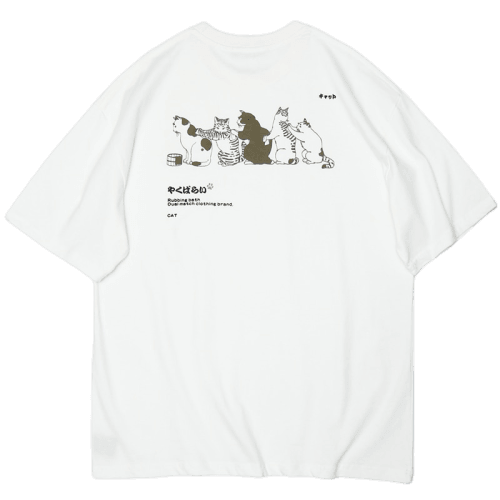 Cat-Themed Massage Train T-Shirt