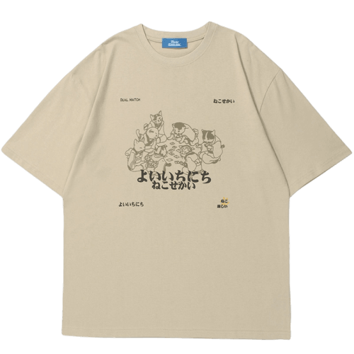 Cat-Themed Gaming T-Shirt