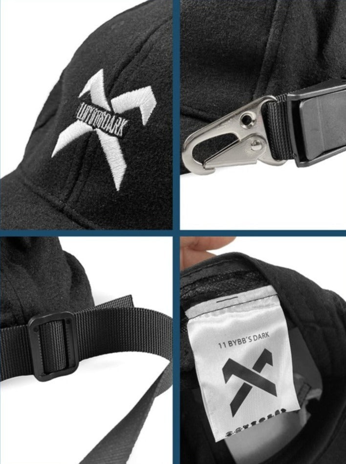 BXB Black Utility Dad Cap