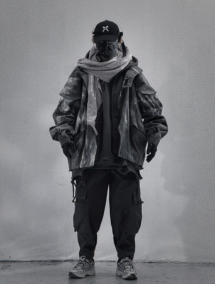 BXB Dark 'Ghost' Tactical Jacket Set - Two Piece