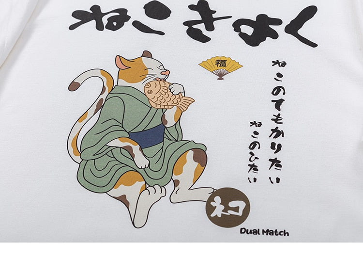 Cat-Shaped Taiyaki T-Shirt