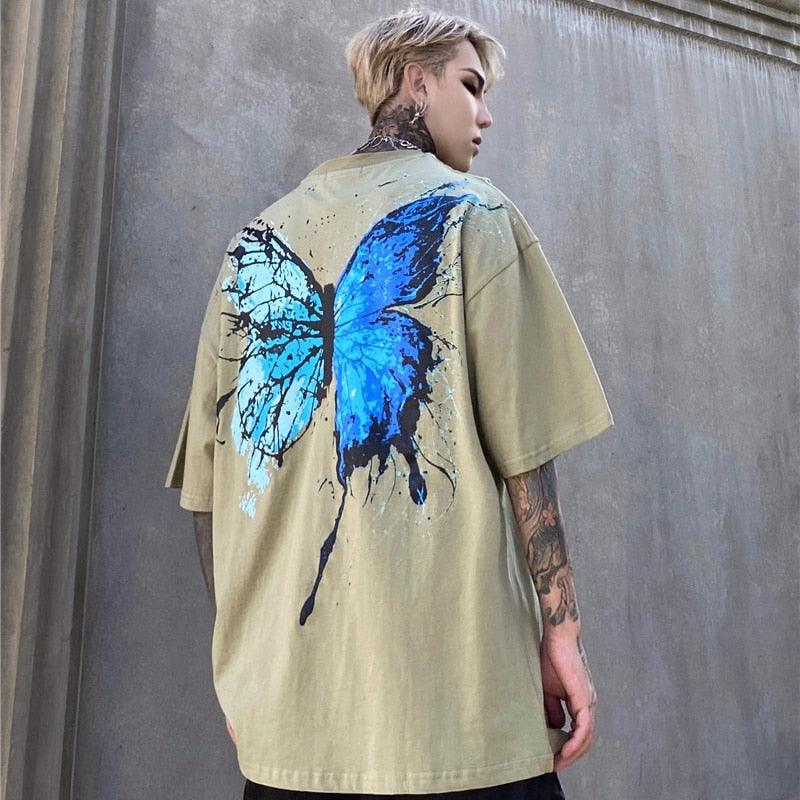 Painted Butterfly Graphic T-Shirt