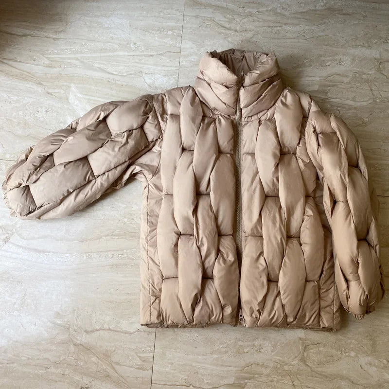 HJK Premium Interlaced Quilted Puffer Coat