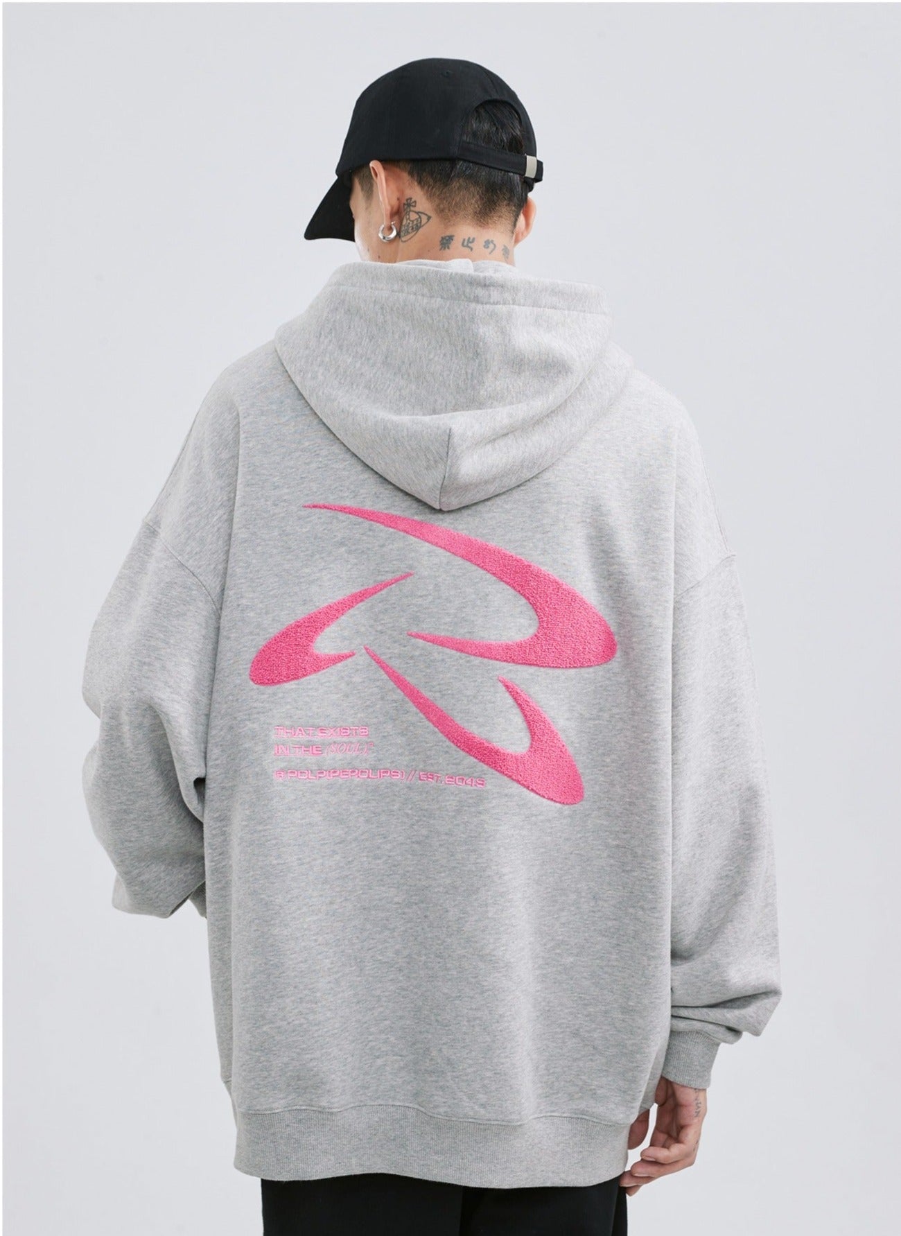 PCLP Embroidered Hoodie with Frisbee Design