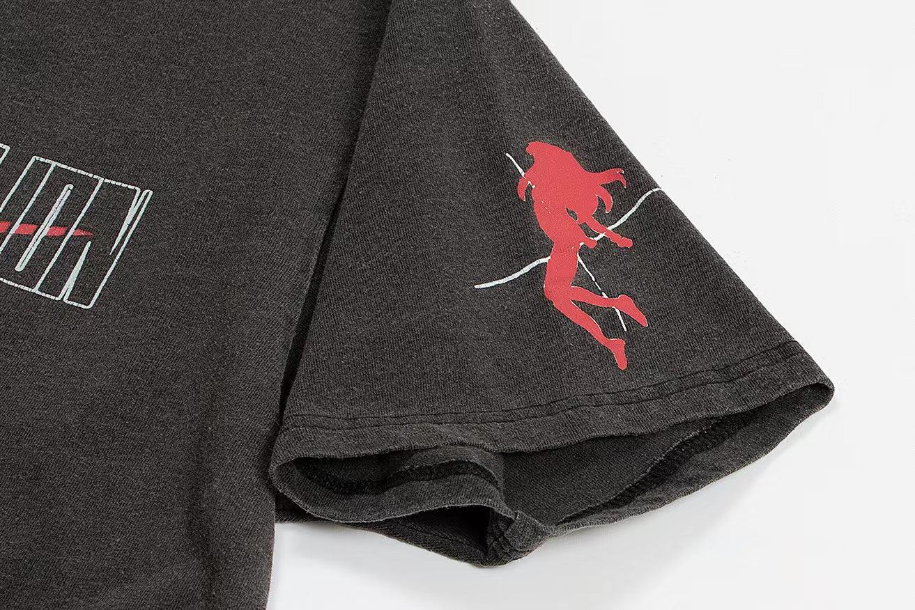 Retro Washed Oversized Tee - 'Asuka Sehnsucht'