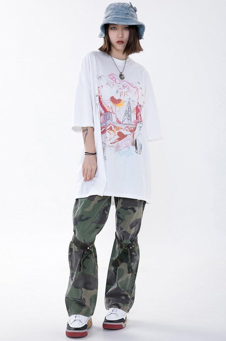 Retro Distressed Chaos T-Shirt