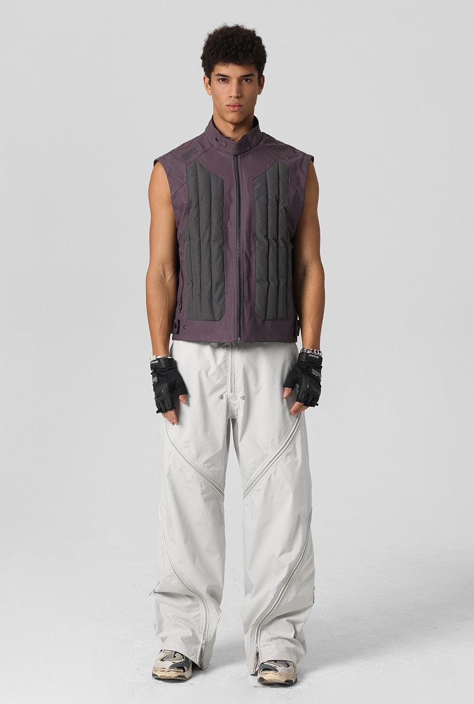 JHYQ Vertical Zip Utility Cargo Pants