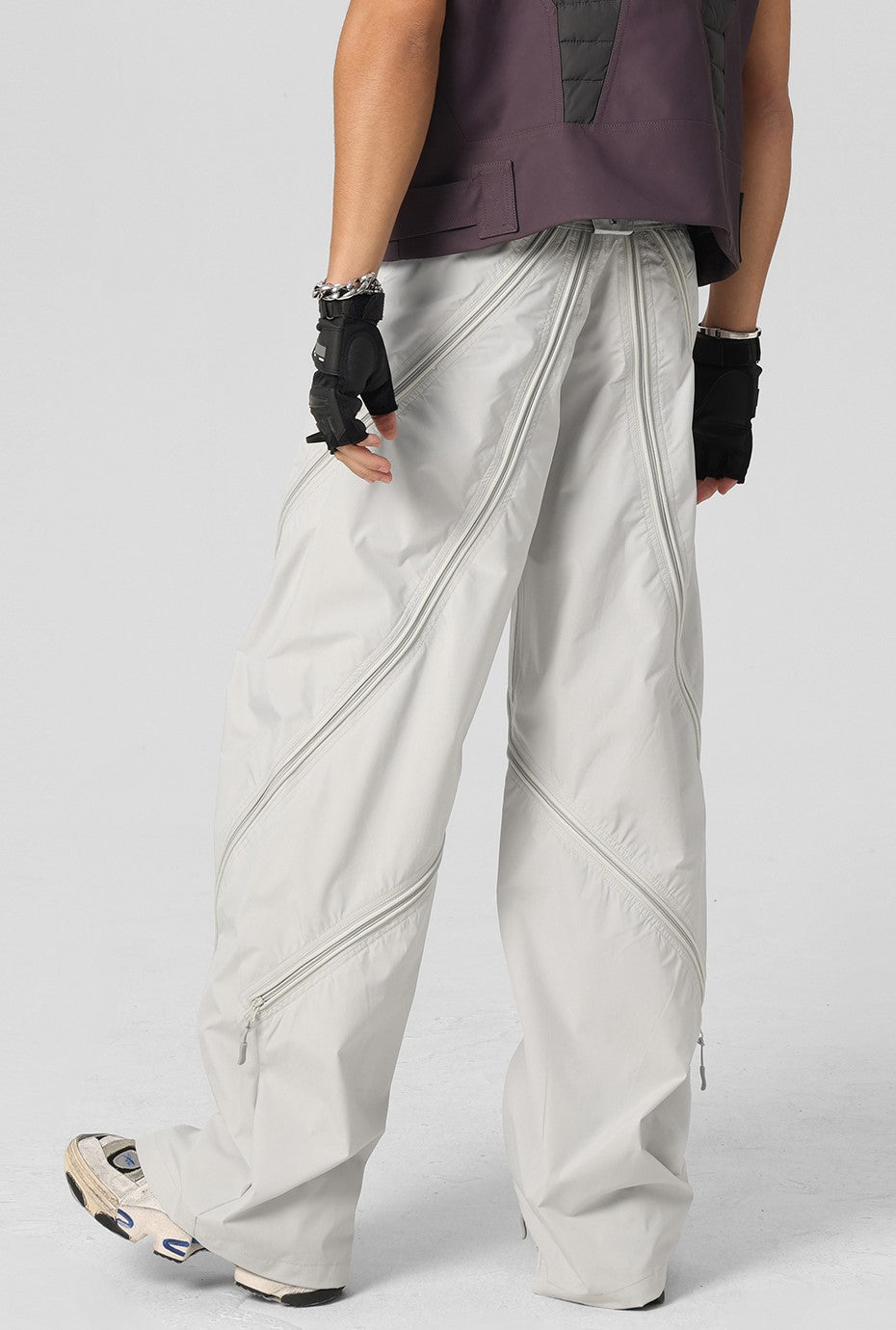 JHYQ Vertical Zip Utility Cargo Pants