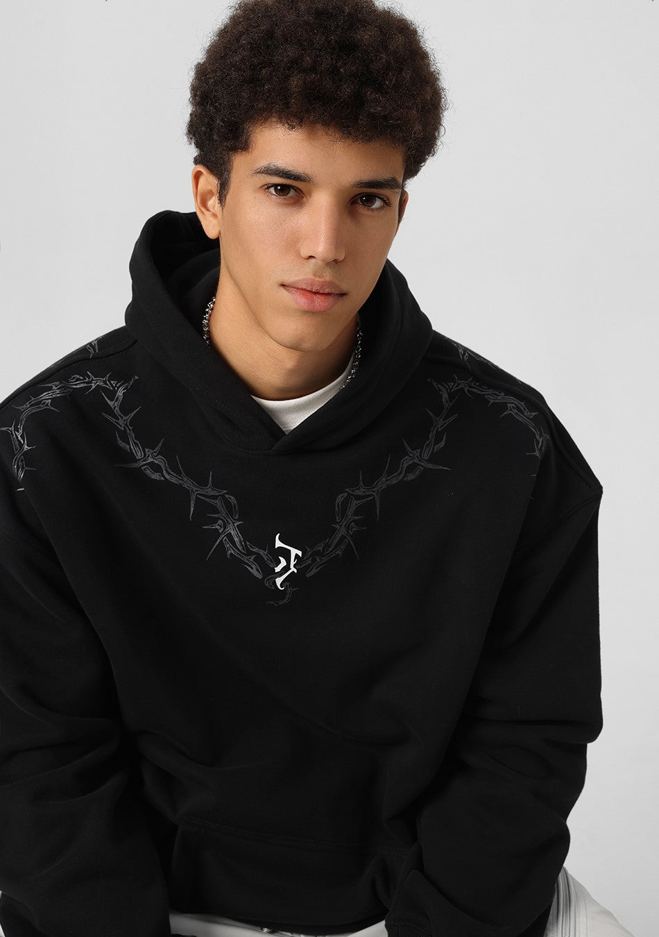 JHYQ Spiked Hoodie
