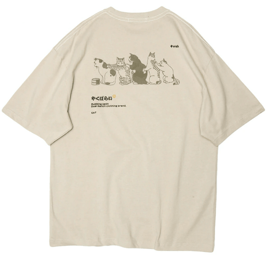 Cat-Themed Massage Train T-Shirt