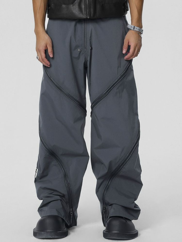 JHYQ Vertical Zip Utility Cargo Pants