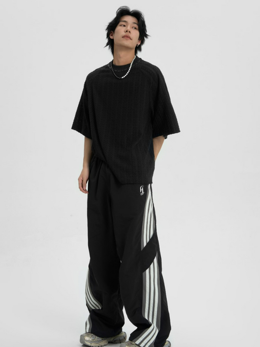 JHYQ Striped Contrast Athletic Pants