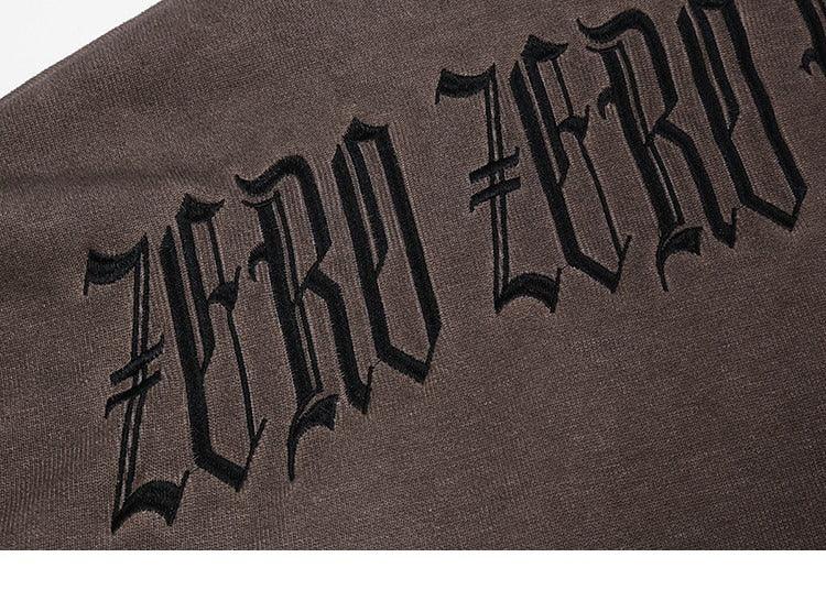 Embroidered Angel Zip-Up Jacket